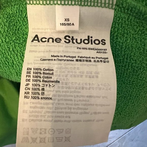 ACNE STUDIOS + Martin LaBorde sweatshirt New w Tags - Picture 6 of 7